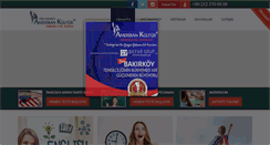 Desktop Screenshot of amerikankulturbakirkoy.com